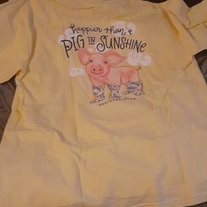 Southernology Happier than a pig in Sunshine Tee